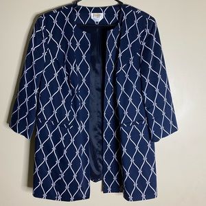 Patterned Blazer